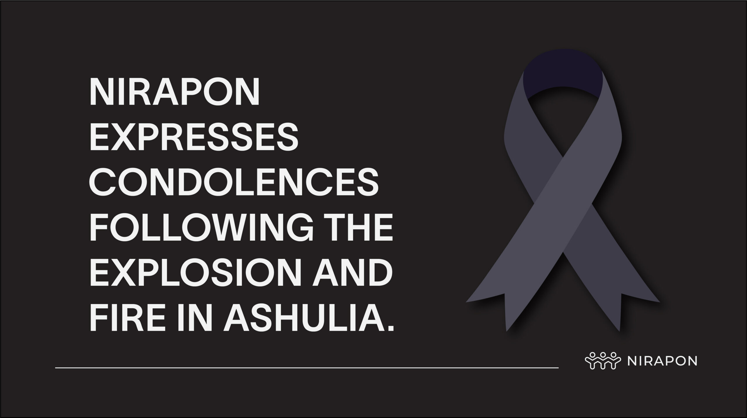 Nirapon expresses condolences following the explosion and fire in Ashulia